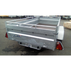 Robuster Metallanhänger, 2 Achsen, 253 x 134 x 50 cm, 750 kg, Lider 39394