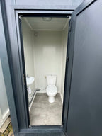 Einfaches WC-Sanitärmodul – Farbe Gris