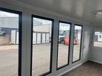 Tragbarer Bürocontainer mit Panoramafenstern (Ref: C3301)